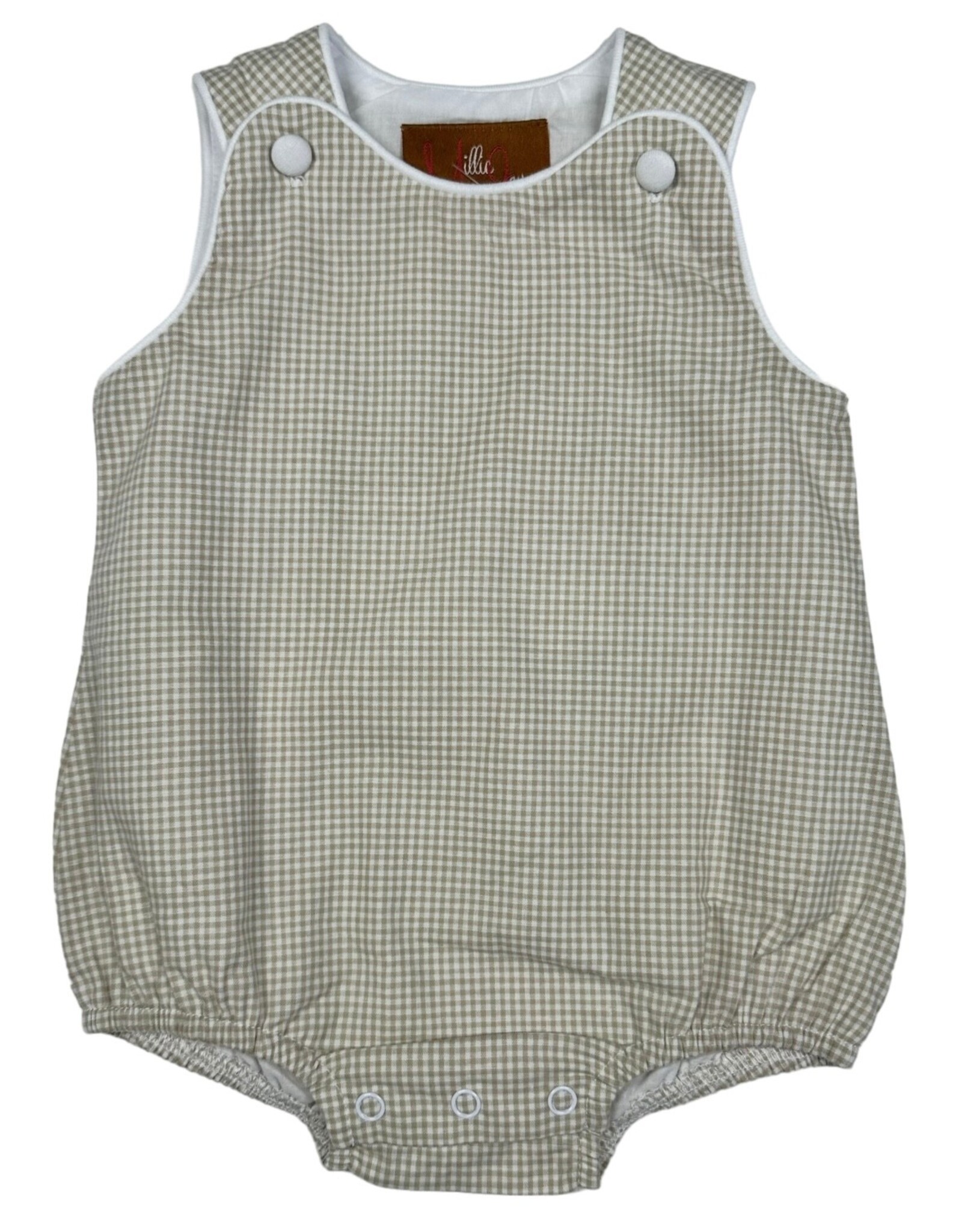 Millie Jay Millie Jay- Brooks Bubble: Khaki Gingham