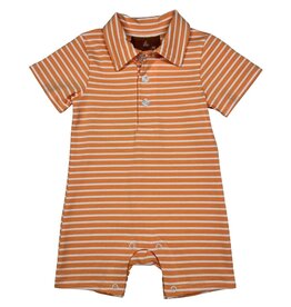 Millie Jay Millie Jay- Cooper Romper: Orange Stripe