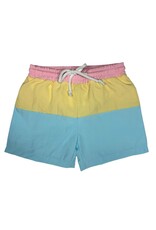 Millie Jay Millie Jay- Pastel Colorblock Swim Trunks