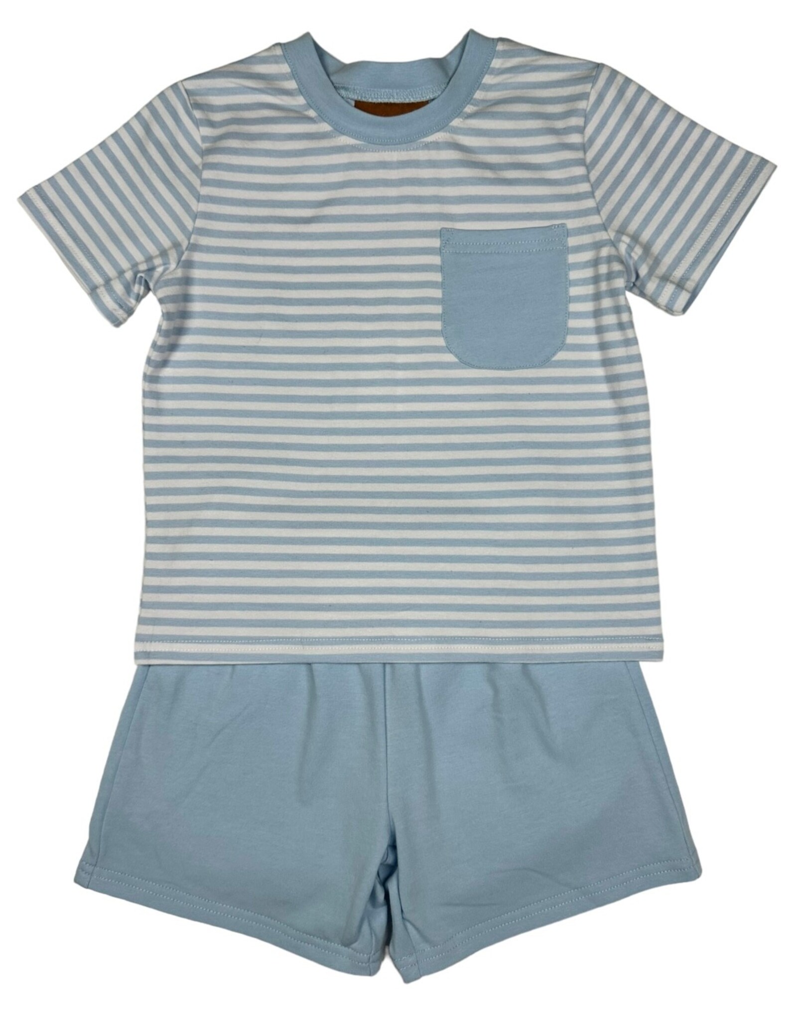 Millie Jay Millie Jay- Hudson Short Set: Light Blue