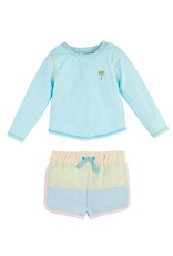 Mudpie Mud Pie- Seersucker Rashguard Set