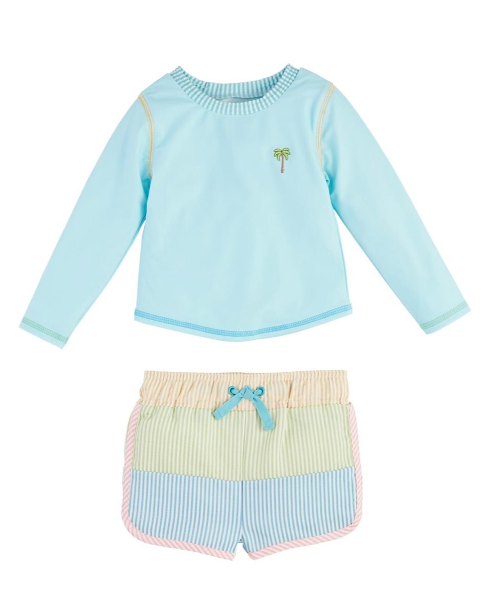 Mudpie Mud Pie- Seersucker Rashguard Set