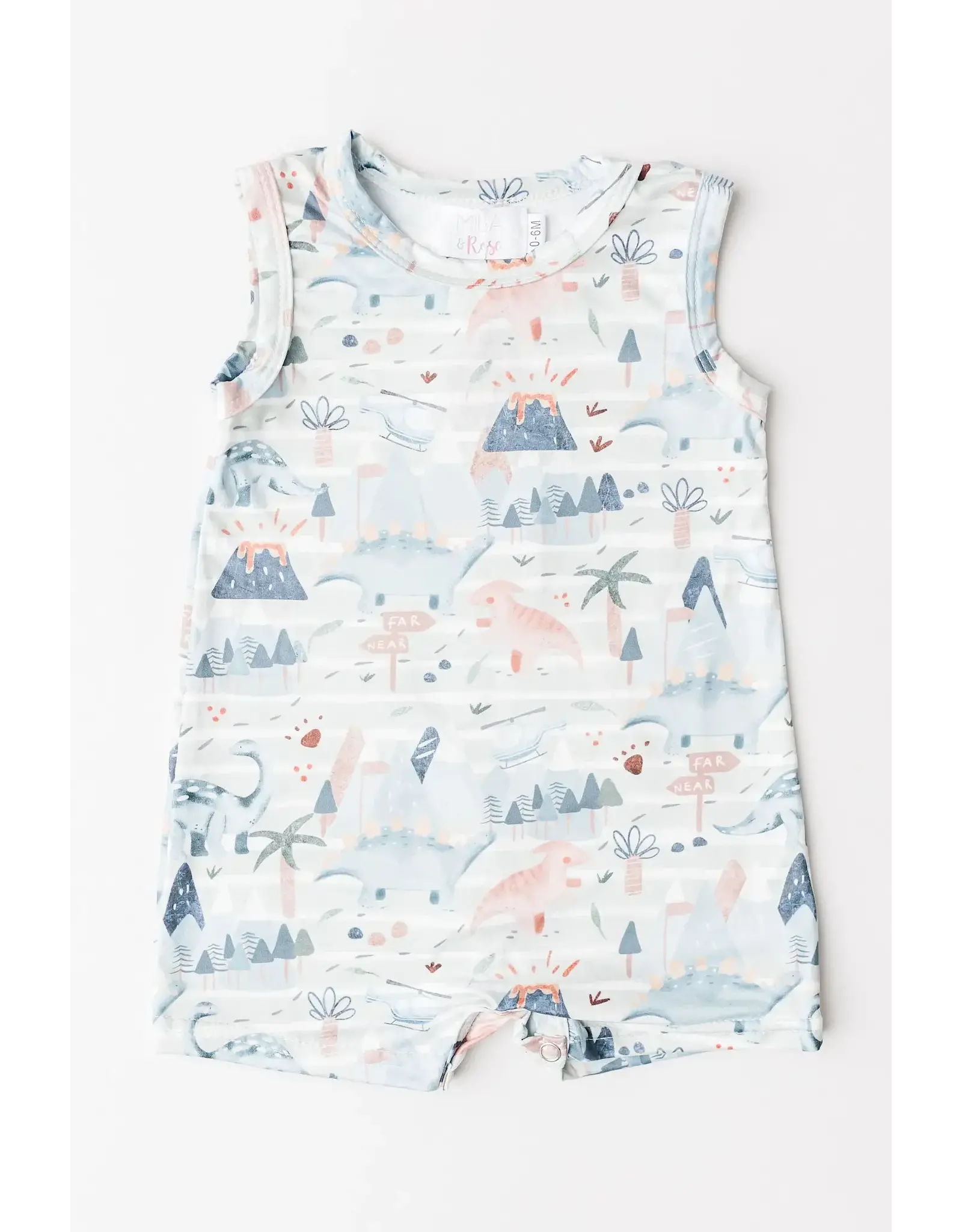 Mila & Rose Mila & Rose- Dino Tracks Shorty One-Piece