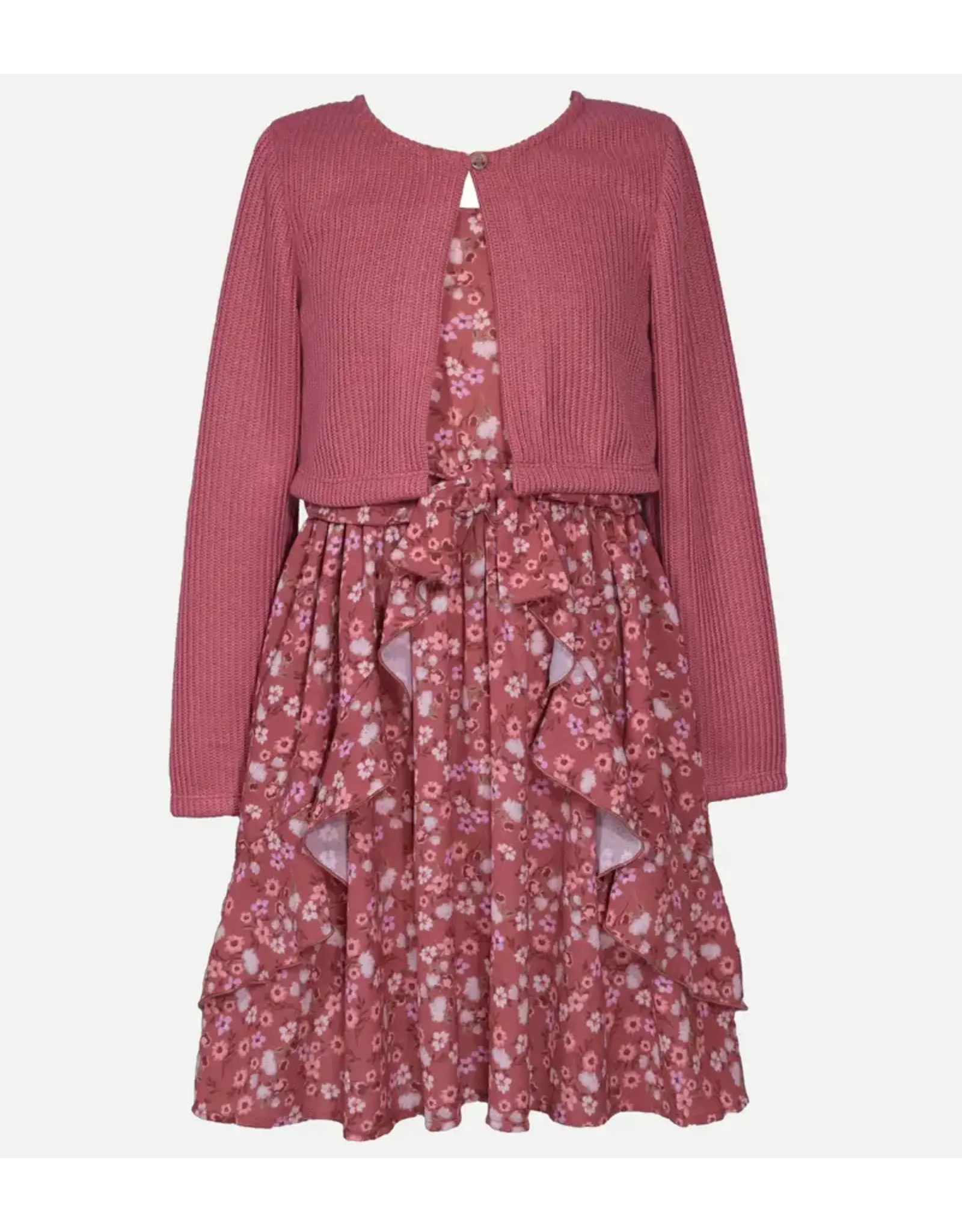 Bonnie  Jean Bonnie Jean- Sawyer Dress & Cardigan