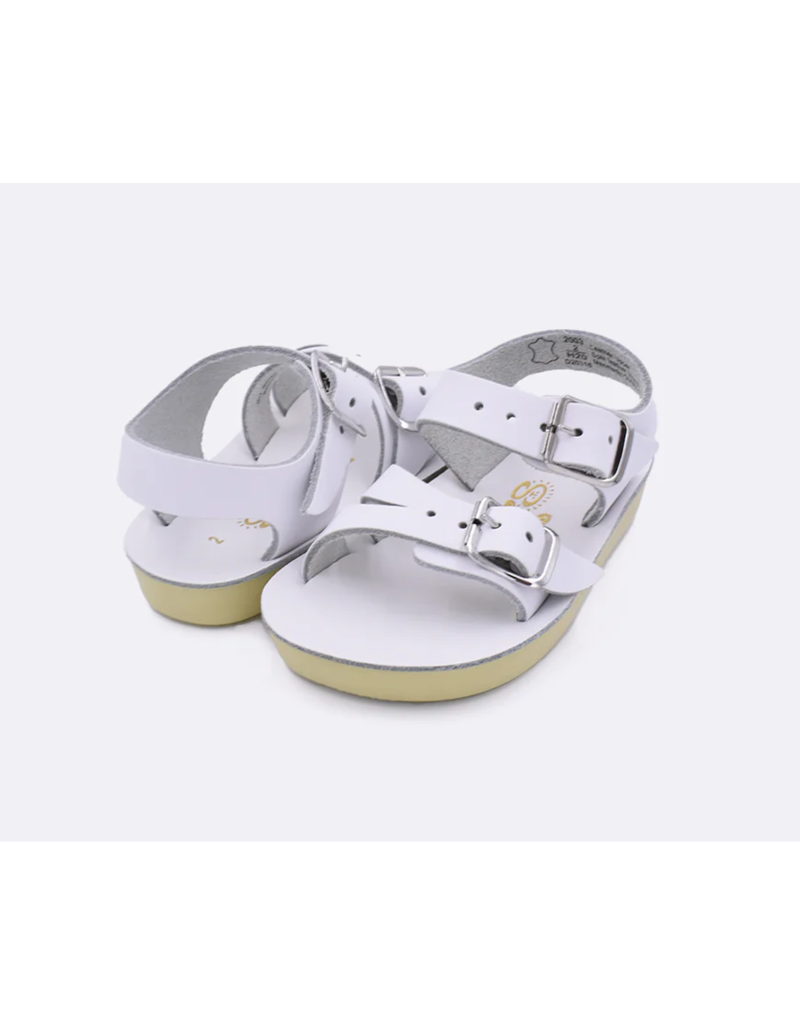 Salt Water Sandals Salt Water Sandals- Sea Wee Sandal: White