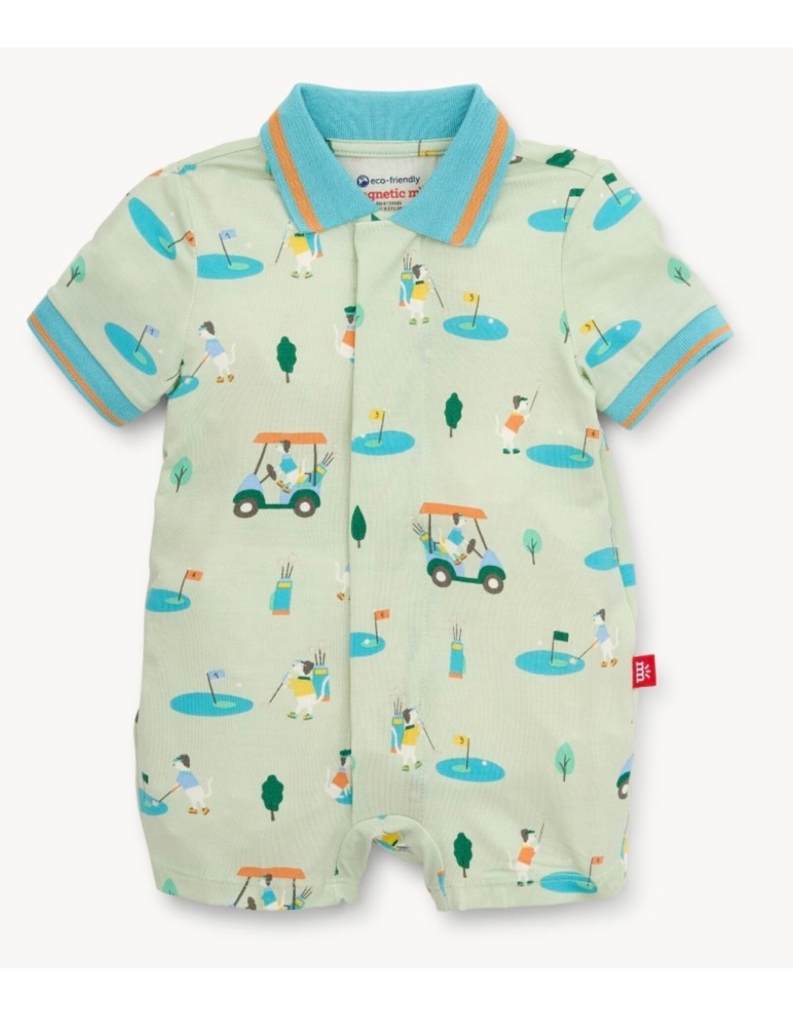 Magnetic Me Magnetic Me- Fairway Fetch Modal Romper
