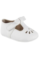 Baby Deer- Brynna T-Strap Bow White Shoe