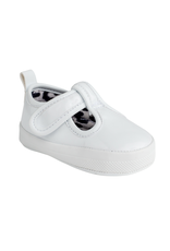 Baby Deer- Kylie White Patent T-Strap
