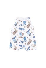 Angel Dear Angel Dear- Cowboy Boots Shortie Romper
