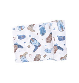 Angel Dear Angel Dear- Cowboy Boots Swaddle Blanket