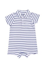 Angel Dear Angel Dear- Stripe Vintage Navy Polo Shortie