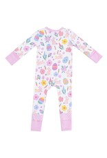 Angel Dear Angel Dear- Pink Easter Bunnies Two-Way Zipper Romper