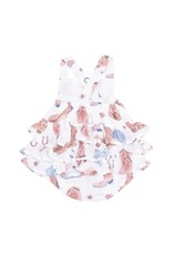 Angel Dear Angel Dear- Cowgirl Boots Ruffle Sunsuit
