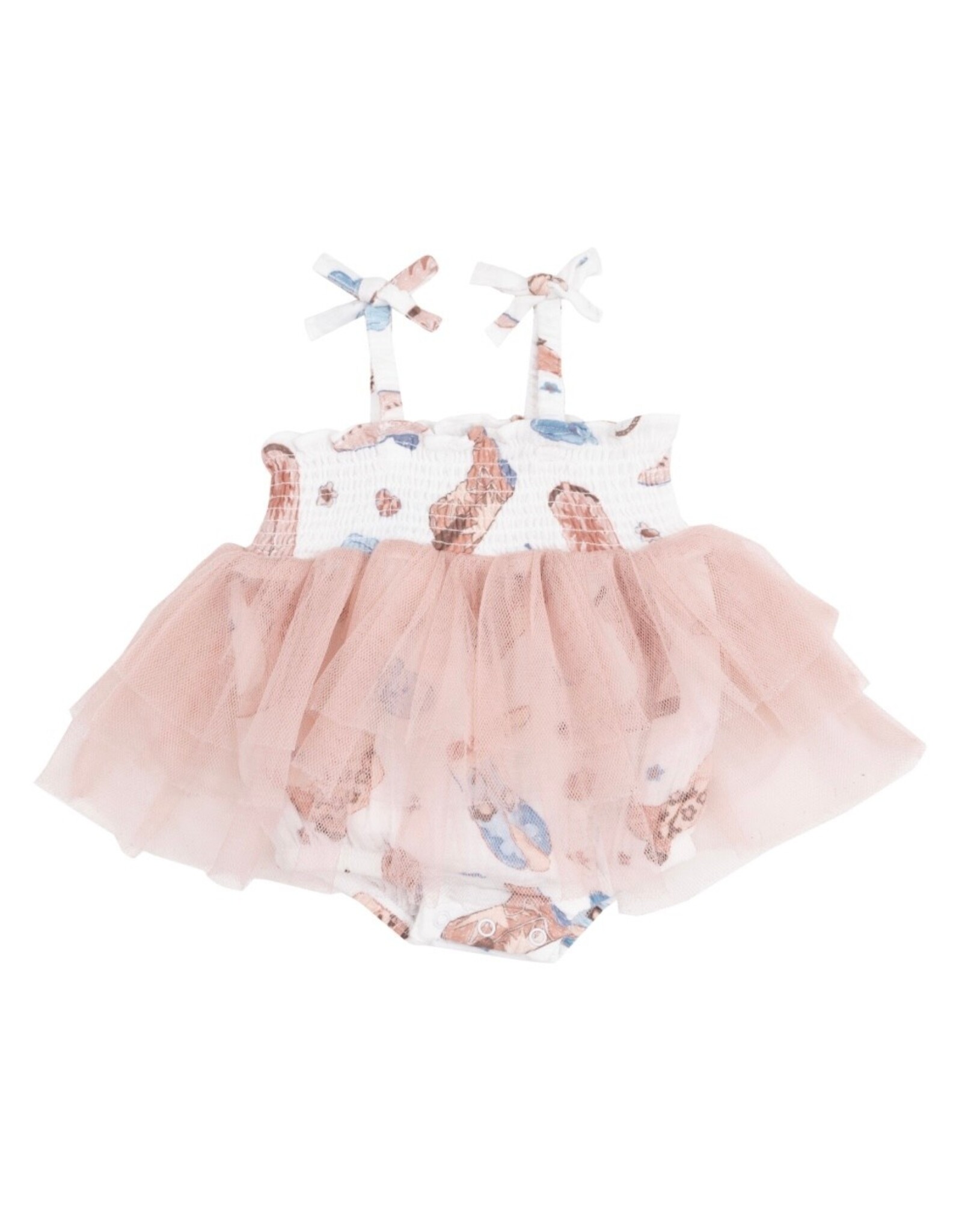 Angel Dear Angel Dear- Cowboy Boots Pink Tutu Bubble