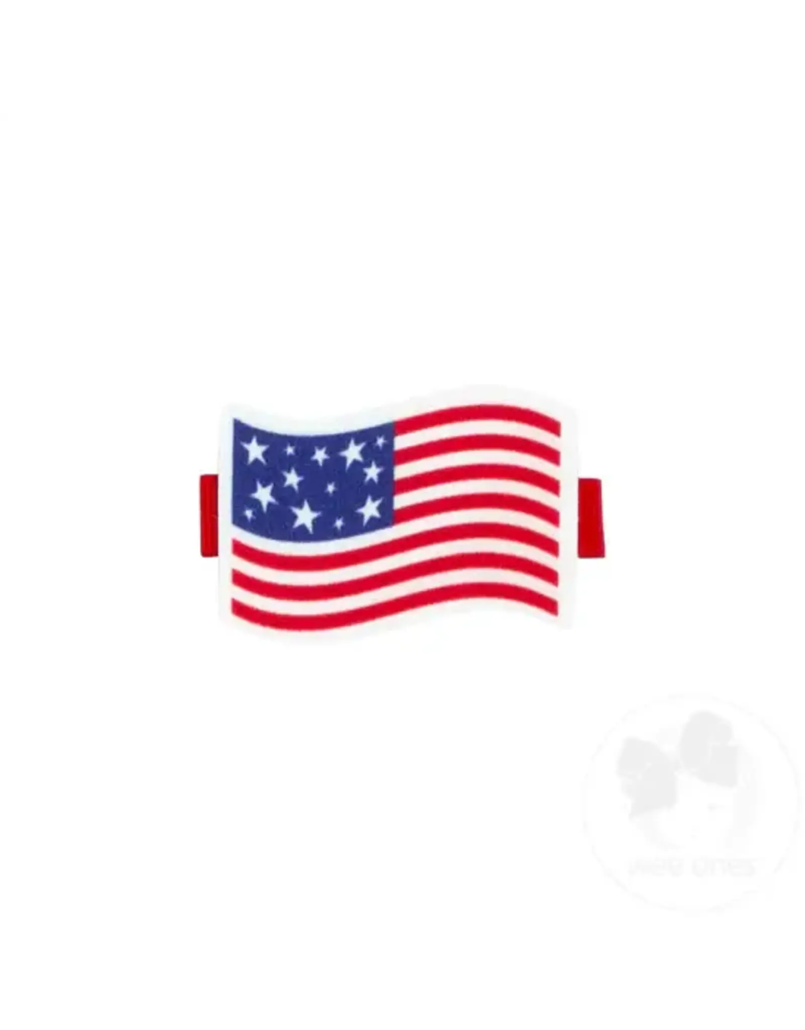 Wee Ones- Flag Badge Clip