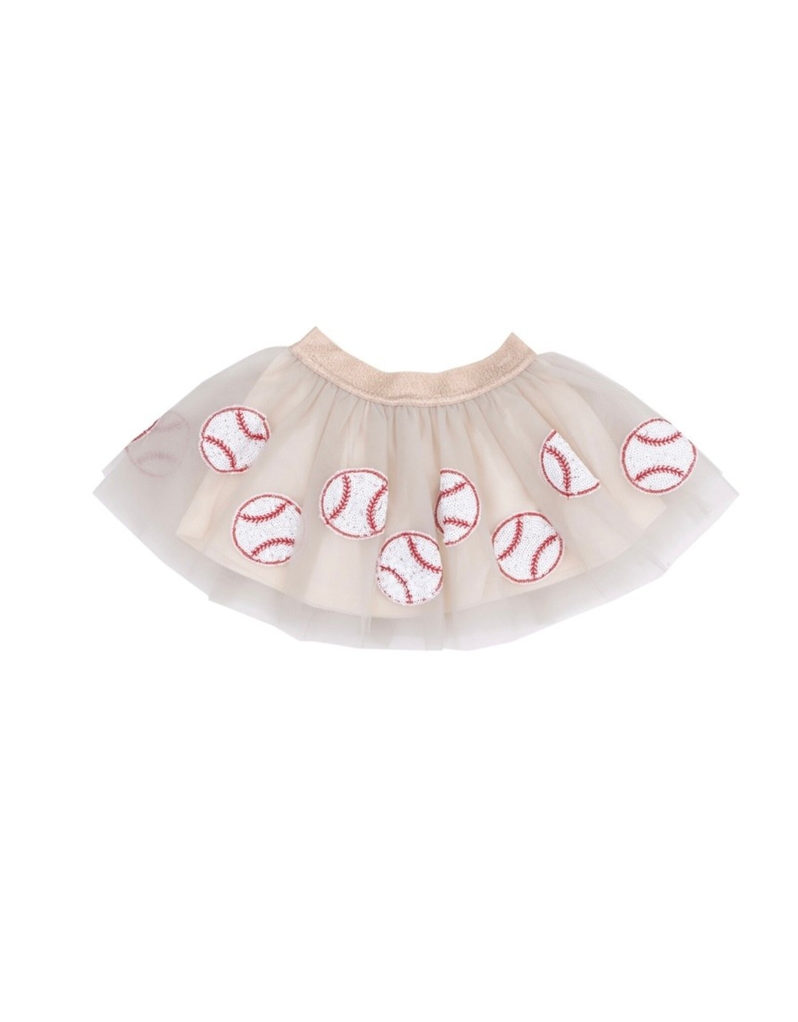 Angel Dear Angel Dear- Baseball Oatmeal Tutu Skirt