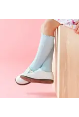 Little Stocking Co. Little Stocking - Robin Egg Frill Knee High Socks