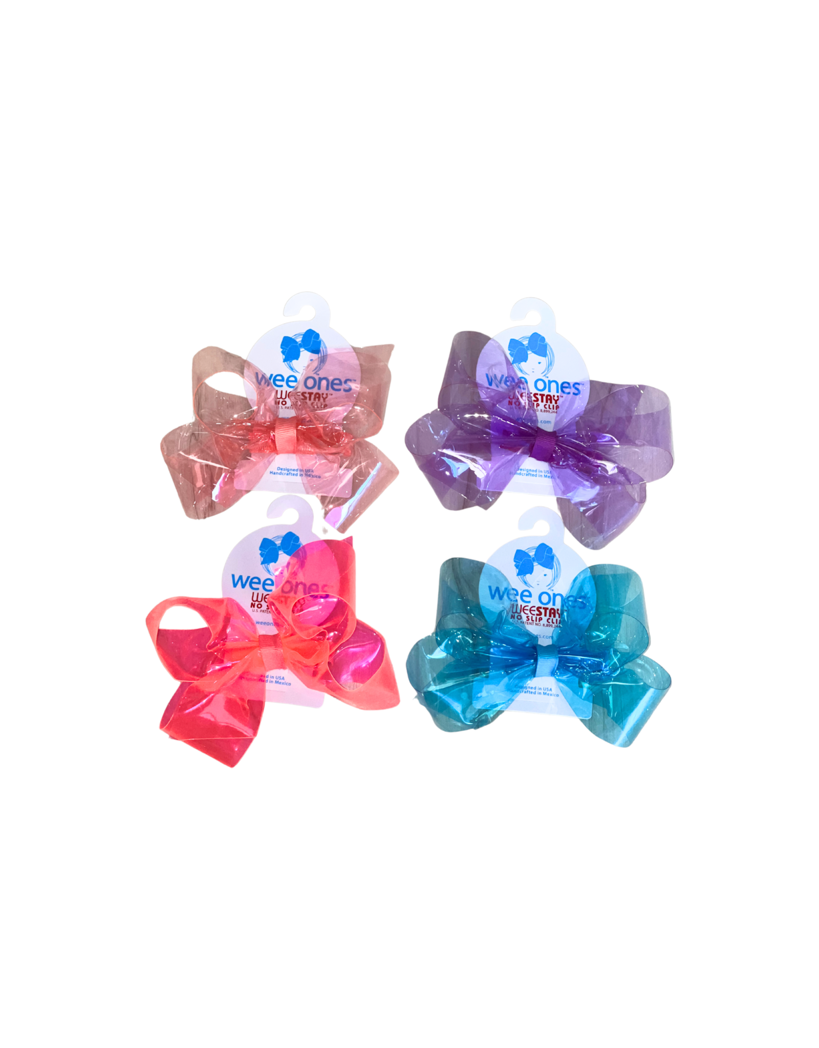 Wee Ones- Medium Splash Vinyl Bow