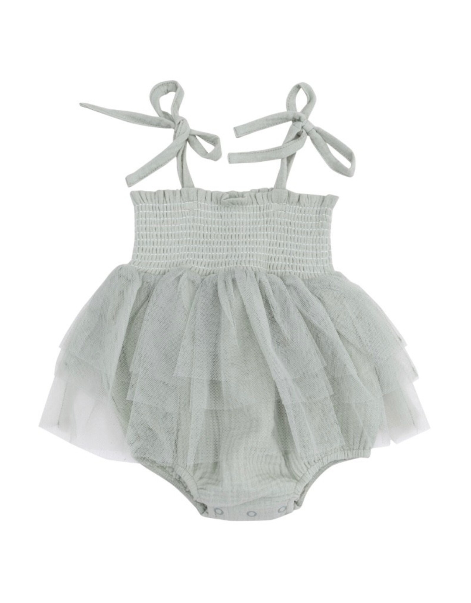 Angel Dear Angel Dear- Solid Muslin Desert Green Tutu Bubble