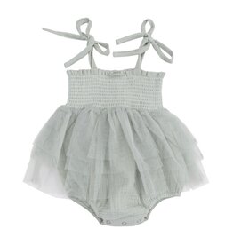 Angel Dear Angel Dear- Solid Muslin Desert Green Tutu Bubble