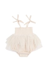 Angel Dear Angel Dear- Solid Muslin White Swan Tutu Bubble