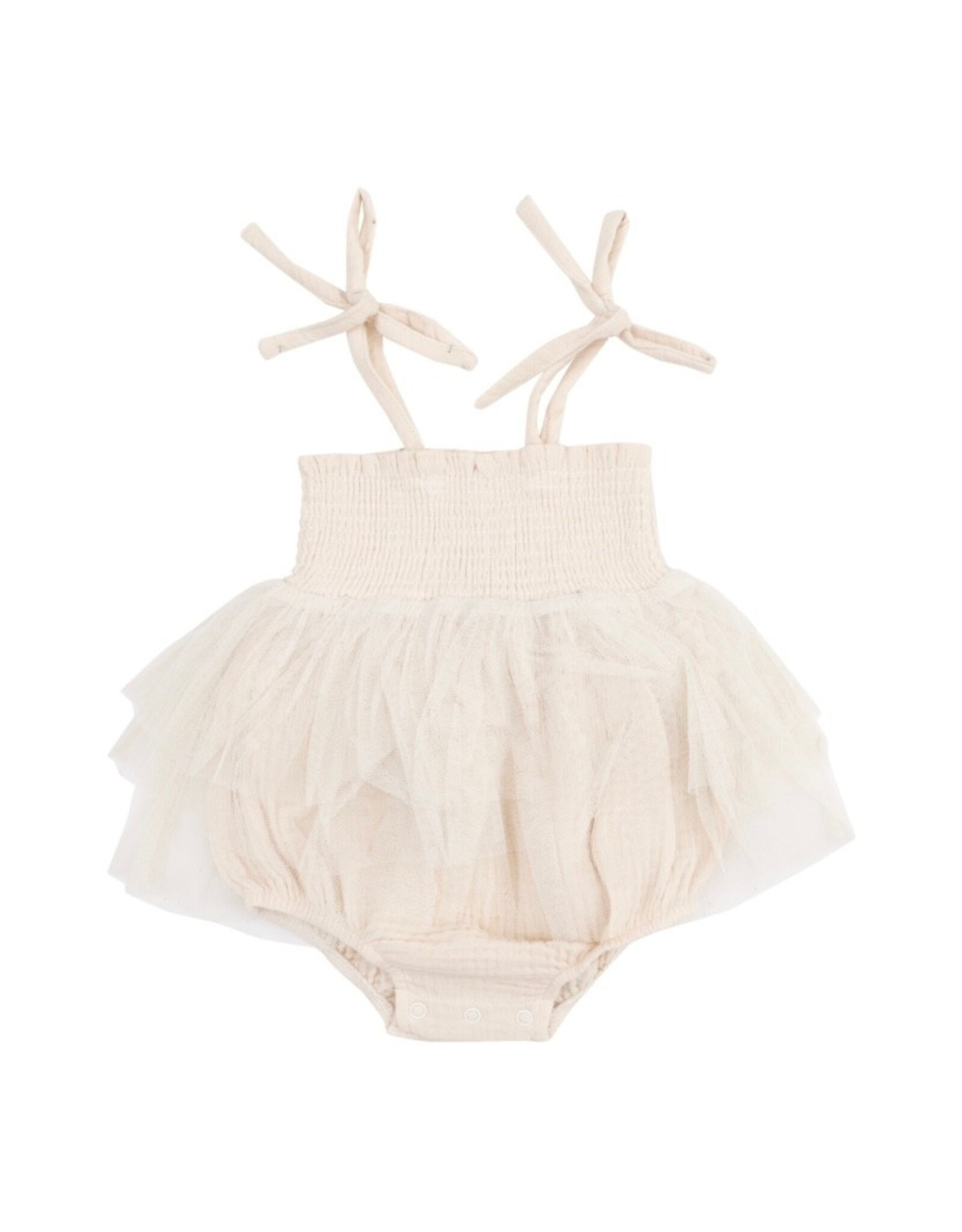Angel Dear Angel Dear- Solid Muslin White Swan Tutu Bubble