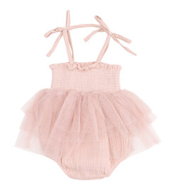 Angel Dear Angel Dear- Solid Muslin Rose Smoke Tutu Bubble