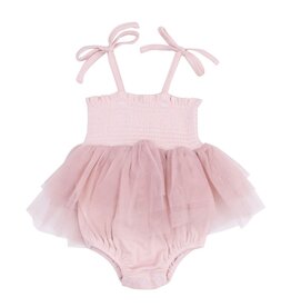 Angel Dear Angel Dear- Solid Rose Smoke Rib Tutu Bubble