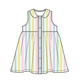 Angel Dear Angel Dear- Ric Rac Striped Dress