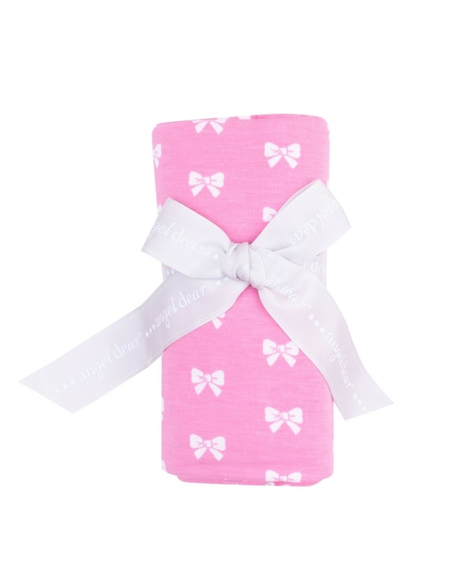 Angel Dear Angel Dear- Pink Bows Swaddle Blanket