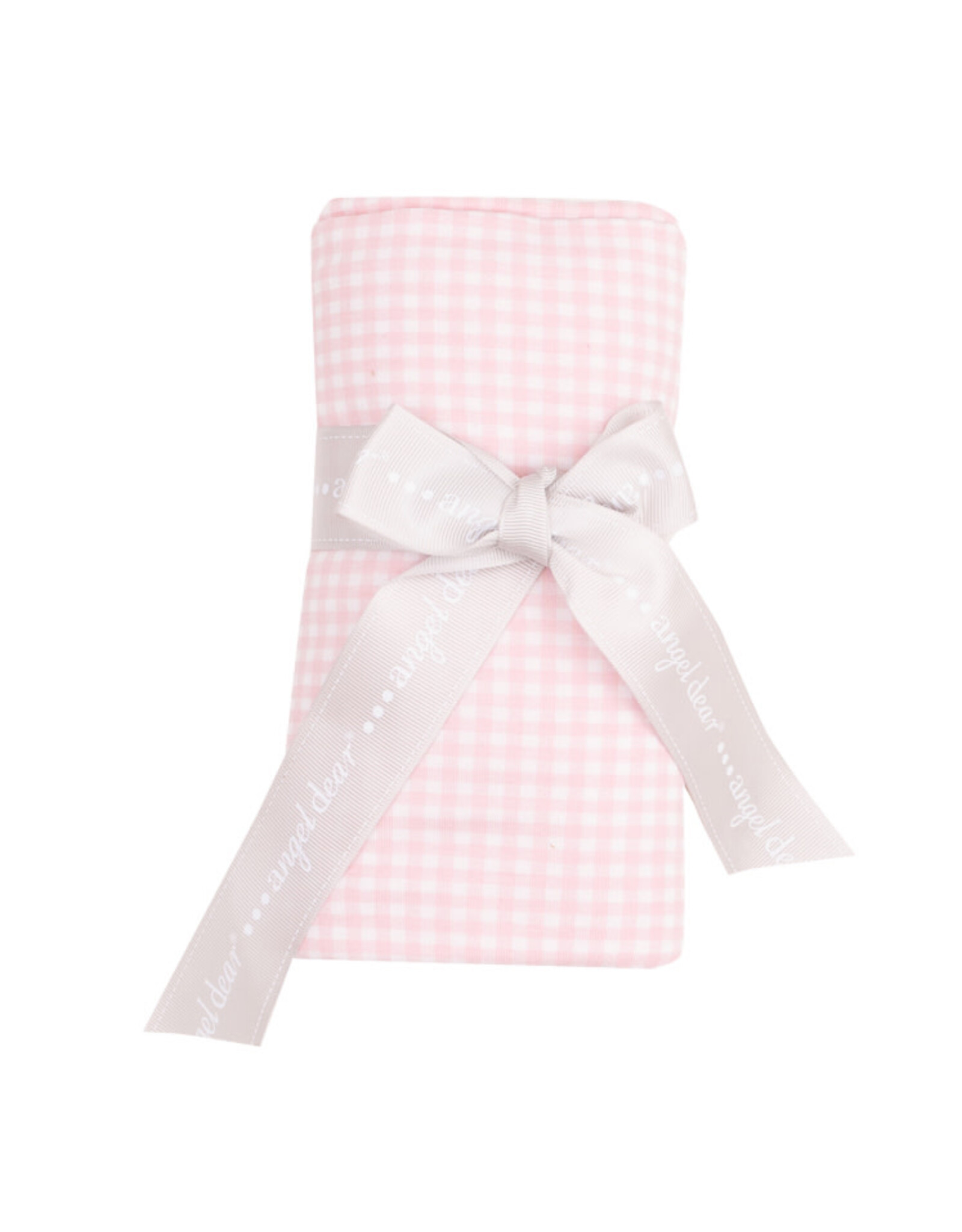 Angel Dear Angel Dear- Mini Gingham Pink Swaddle Blanket