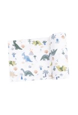 Angel Dear Angel Dear- Soft Dino Swaddle Blanket