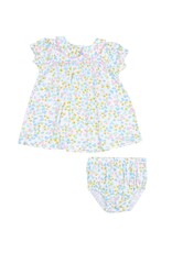 Angel Dear Angel Dear- Caroline’s Calico Classic Puff Sleeve Baby Doll Dress Set