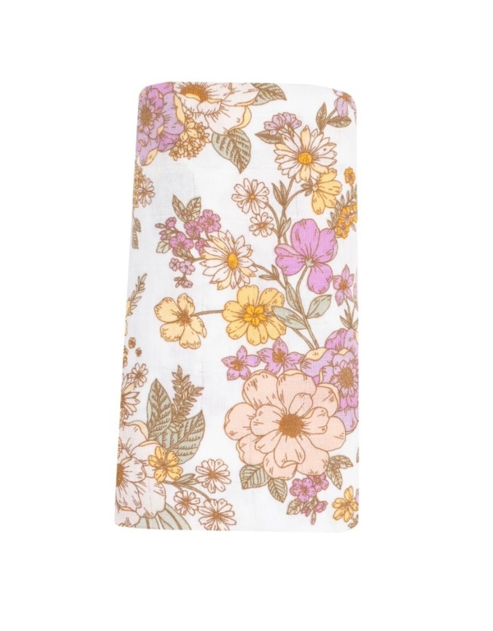 Angel Dear Angel Dear- Anna May Floral Swaddle Blanket