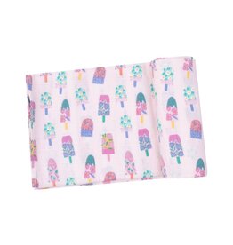 Angel Dear Angel Dear- Floral Popsicles Swaddle Blanket