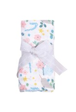 Angel Dear Angel Dear- Narwhal Floral Swaddle Blanket