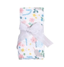 Angel Dear Angel Dear- Narwhal Floral Swaddle Blanket