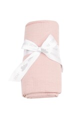 Angel Dear Angel Dear- Solid Muslin Rose Smoke Swaddle Blanket