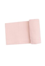 Angel Dear Angel Dear- Solid Muslin Rose Smoke Swaddle Blanket