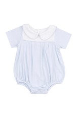 Angel Dear Angel Dear- Stripe Classic Blue Box Pleat Bubble