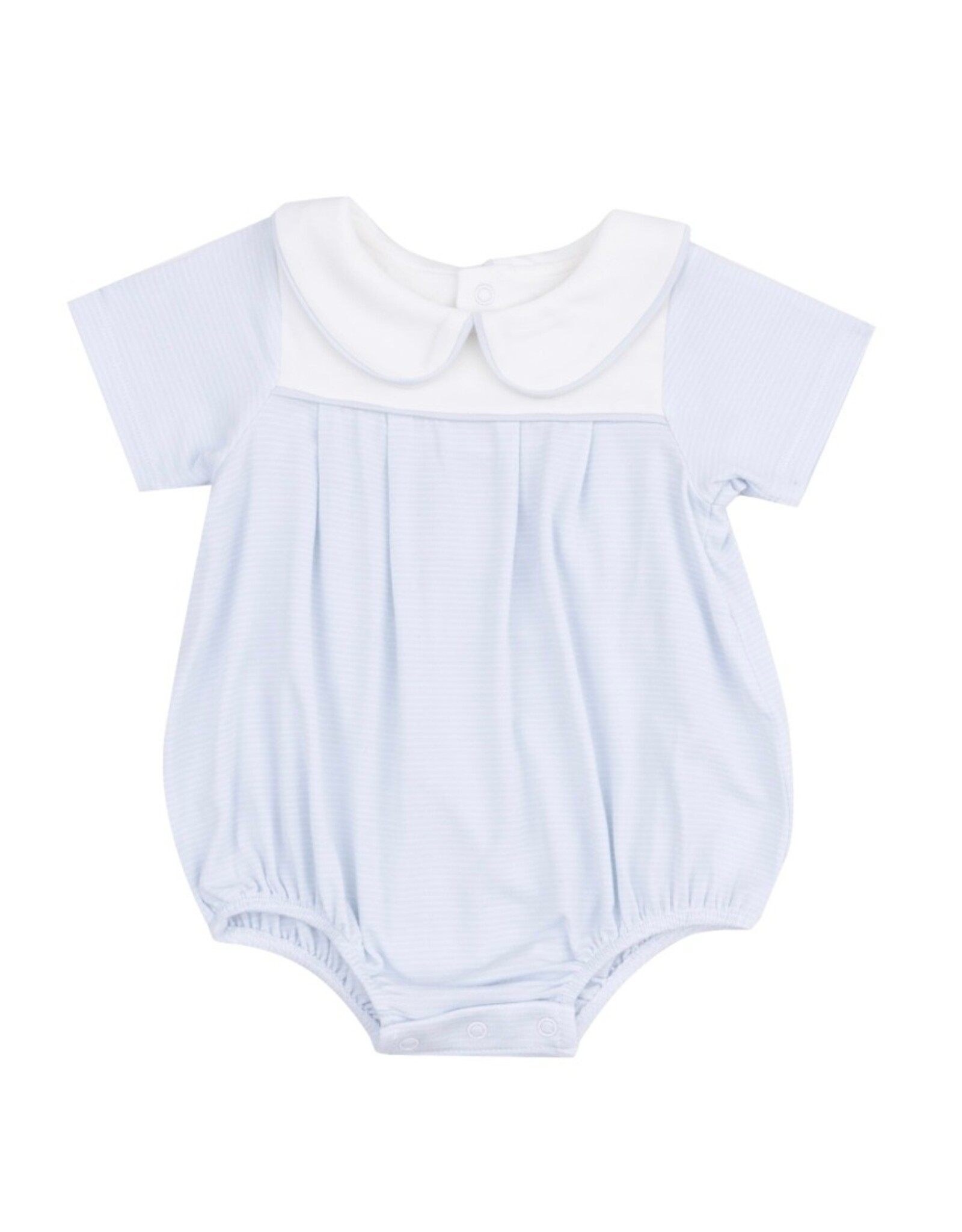 Angel Dear Angel Dear- Stripe Classic Blue Box Pleat Bubble