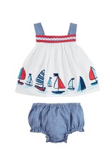 Mudpie Mud Pie- Sailboat Pinafore Set