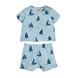 Mudpie Mud Pie- Sailboat Short Set