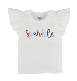 Mudpie Mud Pie- Sparkle Tinsel Shirt
