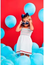 Mudpie Mud Pie- Red, White & Blue Smocked Dress