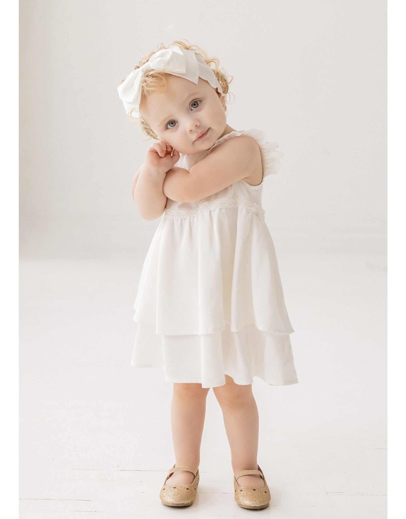 Isobella & Chloe Isobella & Chloe- Crystal White Dress