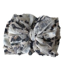 In Awe- Leopard White Headband