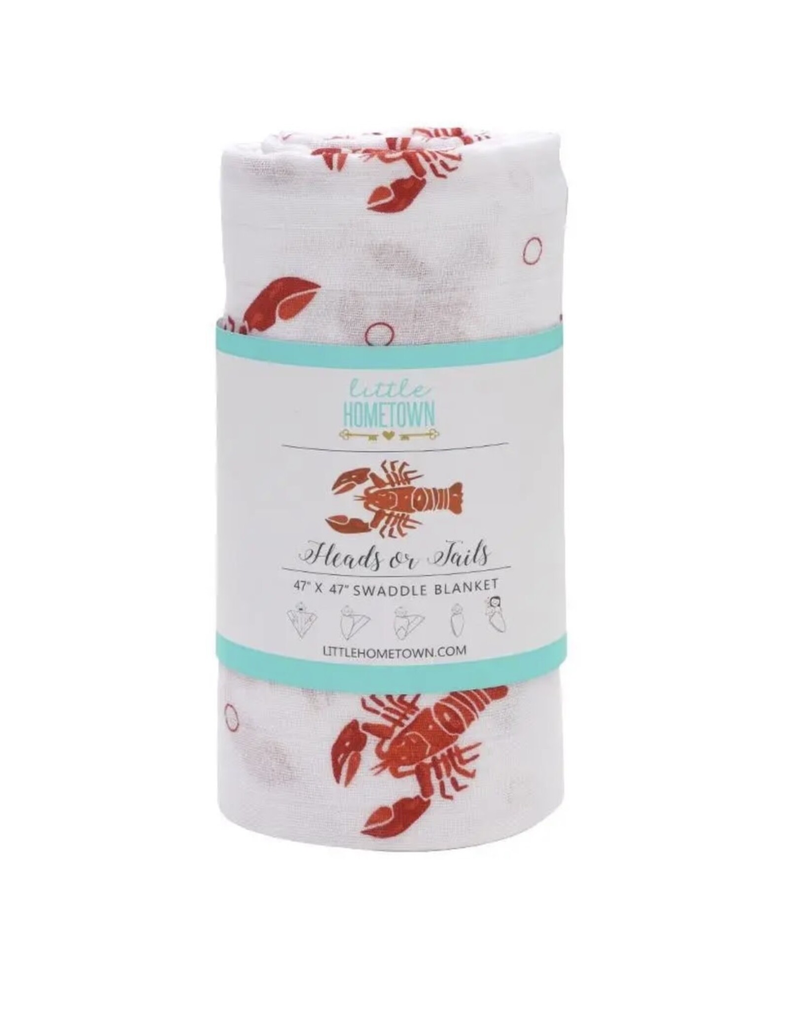 Little Hometown Little Hometown- Heads or Tails Swaddle