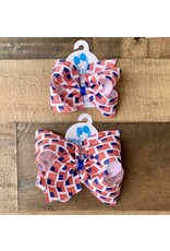 Wee Ones - Patriotic Flag Bow -
