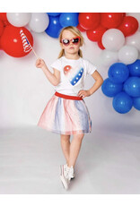 Sweet Wink Sweet Wink- Patriotic Heart S/S Shirt
